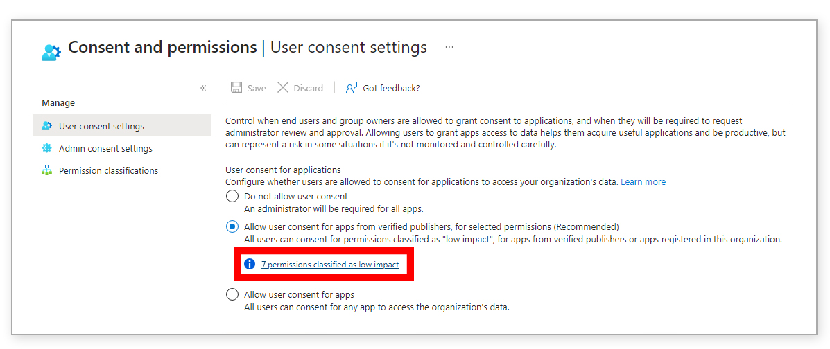 Consent and permissions